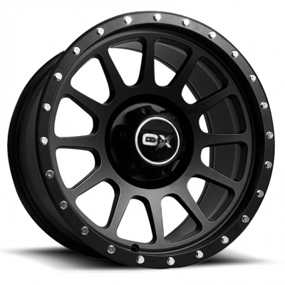 Exclusive Sales OX Wheels OX406 9.00X18 Blanco ET10.0 NB73.10 Matte Black